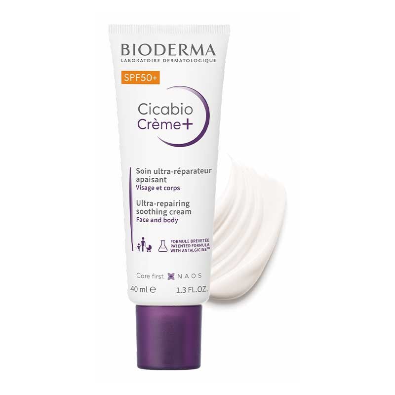 Bioderma Cicabio Crème+ SPF 50+ Ultra-Repairing Soothing Cream
