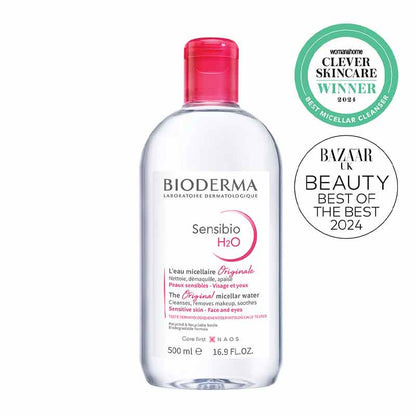 Bioderma Sensibio H2O Make-up Removing Micelle Solution + FREE Cotton Pads