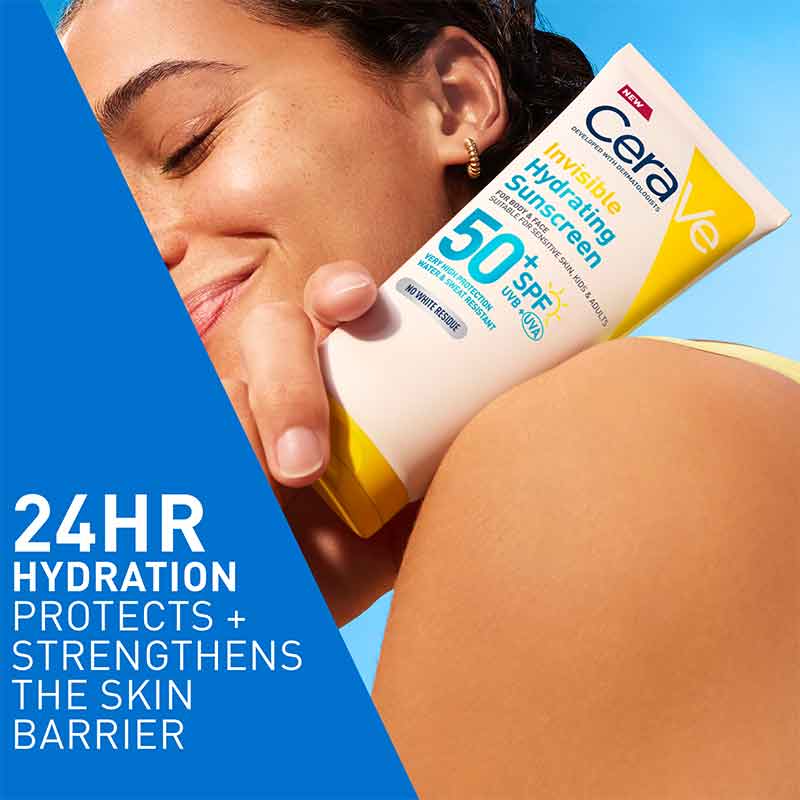 CeraVe Invisible Hydrating Face & Body Sunscreen SPF 50