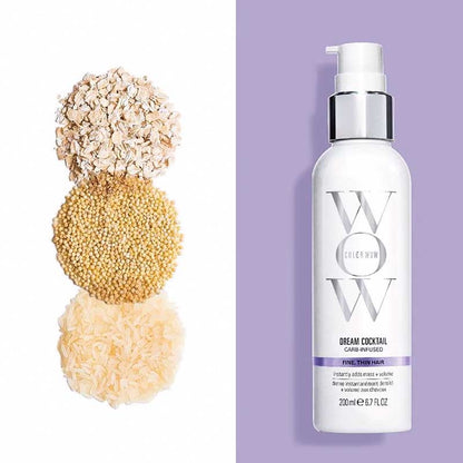 Color Wow Dream Cocktail Carb Infused Leave-In Thickening Treatment For Fine, Thin Hair