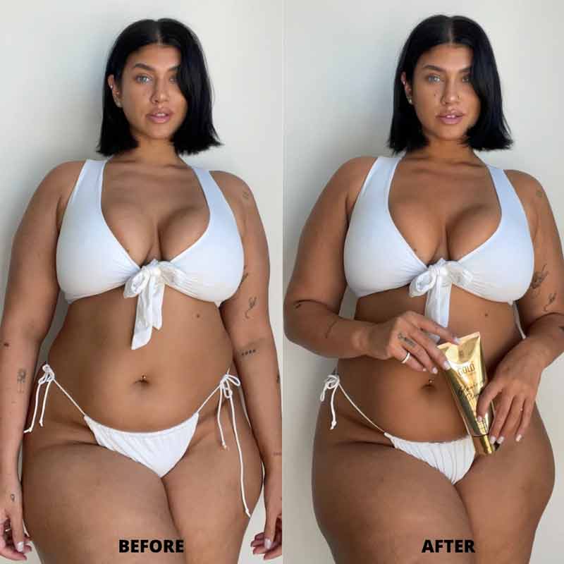 Dripping Gold Glowing Steady Gradual Tan