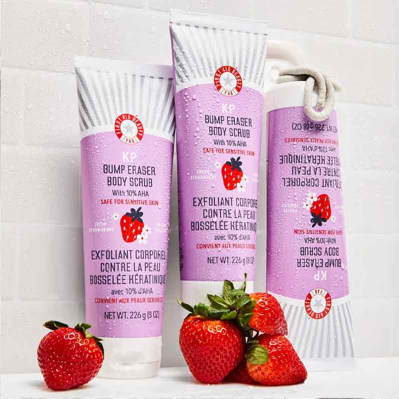 First Aid Beauty KP Bump Eraser Body Scrub Fresh Strawberry