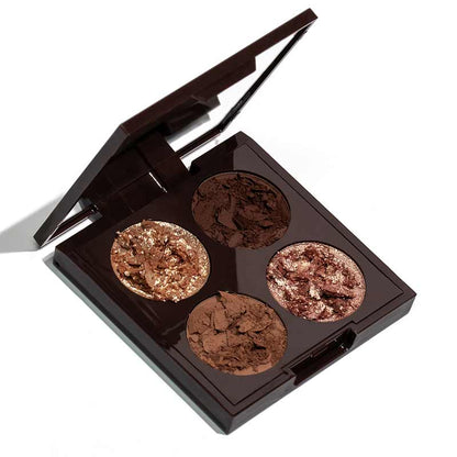 Hildun Beauty Luxe Eyeshadow Quad Naked Diamonds