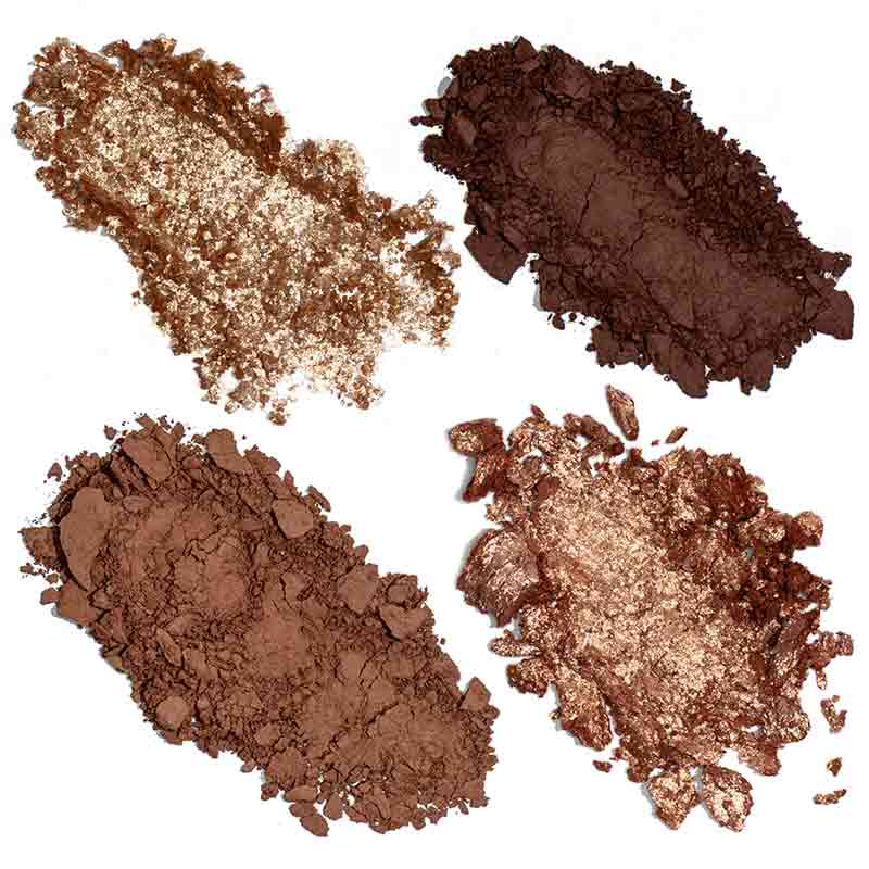 Hildun Beauty Luxe Eyeshadow Quad Naked Diamonds