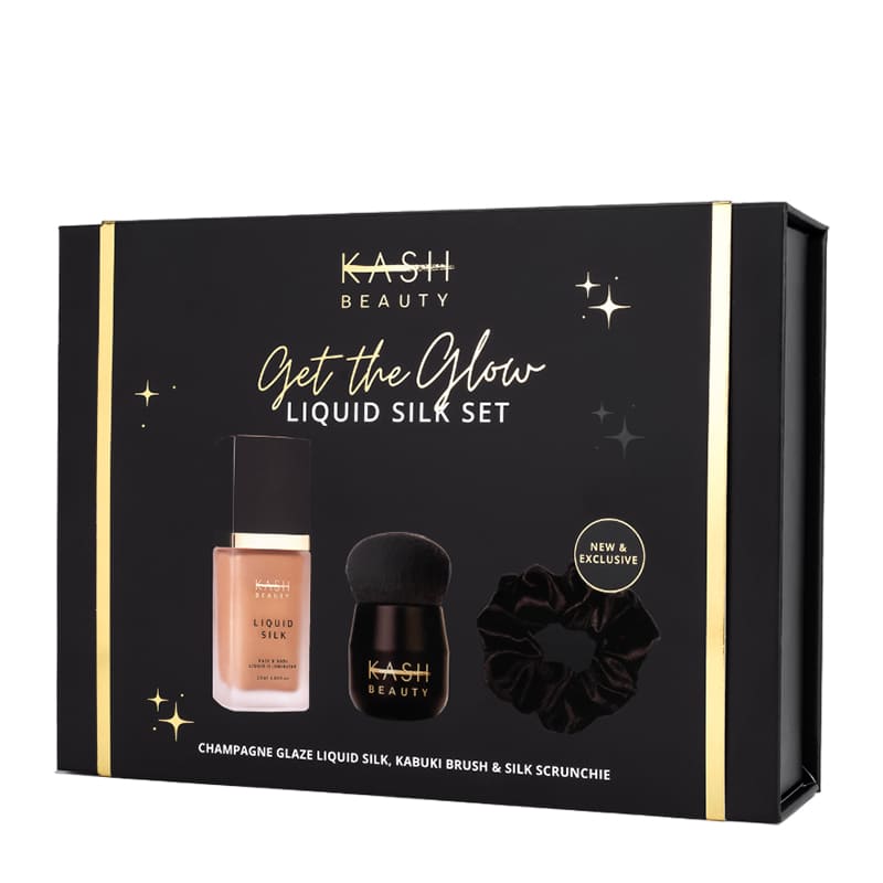 KASH Beauty Get The Glow Liquid Silk Gift Set Discontinued