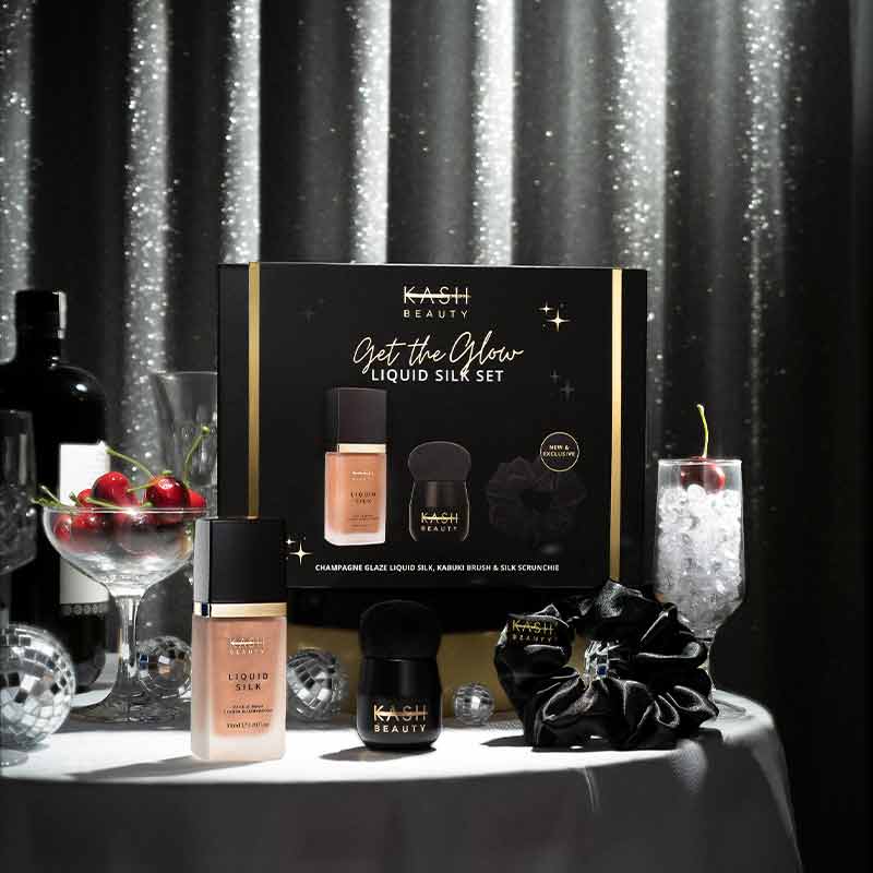 KASH Beauty Get The Glow Liquid Silk Gift Set Discontinued