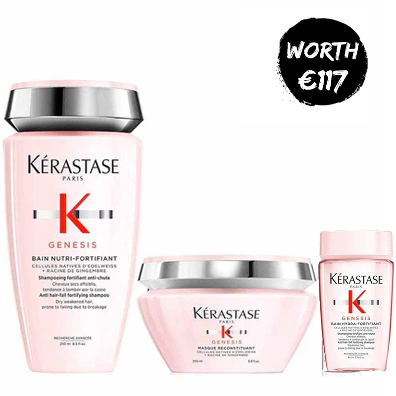 Kérastase Genesis Shampoo & Mask Duo + FREE Travel Shampoo