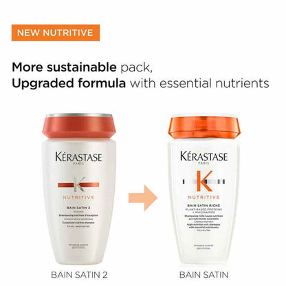 Kérastase Nutritive Bain Satin Hydrating Shampoo for Dry Hair 250ml