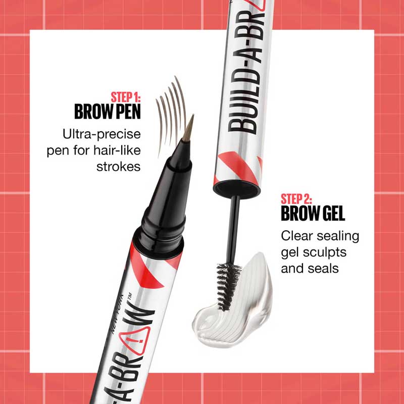 Maybelline Build-A-Brow 2-in-1 Brow Pen & Gel