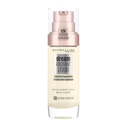 Maybelline Dream Radiant Liquid Hydrating Foundation with Hyaluronic Acid and Collagen