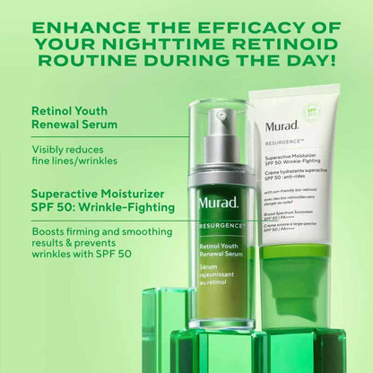 Murad Resurgance Superactive Moisturiser SPF 50: Wrinkle-Fighting