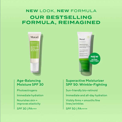 Murad Resurgance Superactive Moisturiser SPF 50: Wrinkle-Fighting